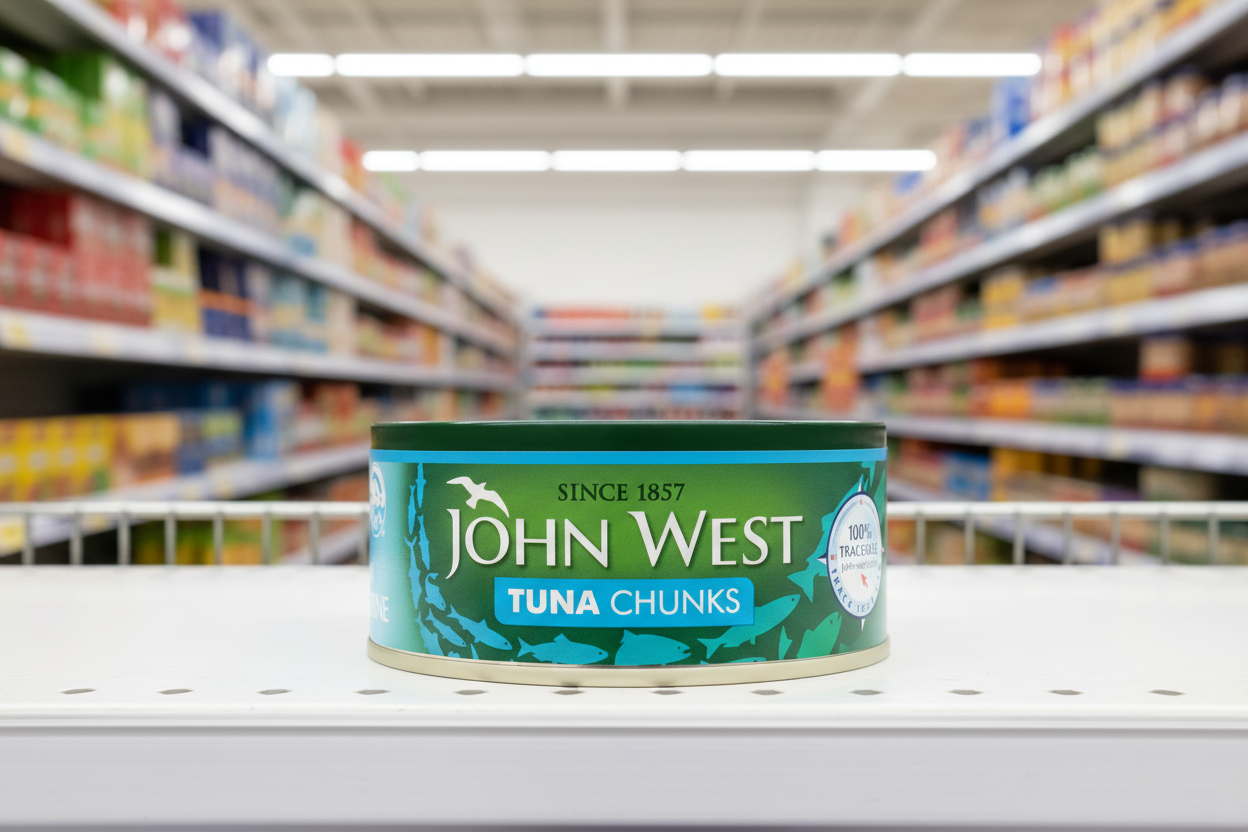 12 x John West Tuna Chunks In Brine 145G