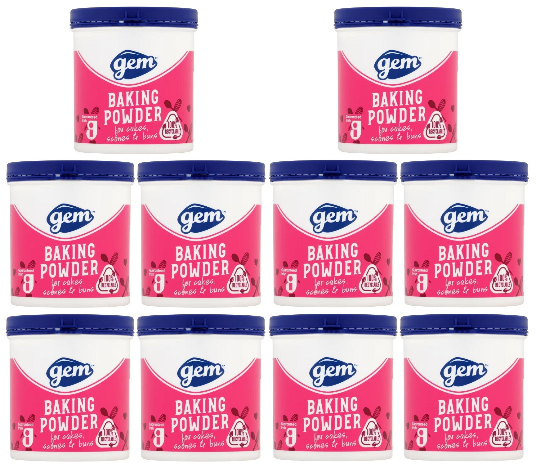 10 x Gem Baking Powder 150G