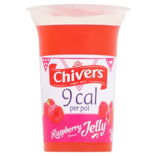 12 x Chivers Raspberry Flavour Jelly 150G