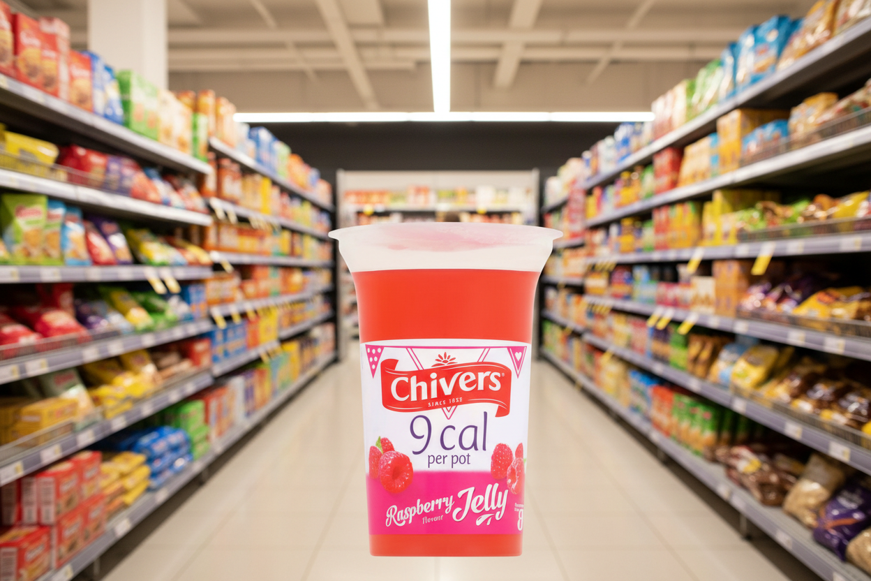 12 x Chivers Raspberry Flavour Jelly 150G