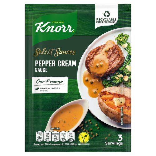 16 x Knorr Select Sauces Pepper Cream Sauce 38G