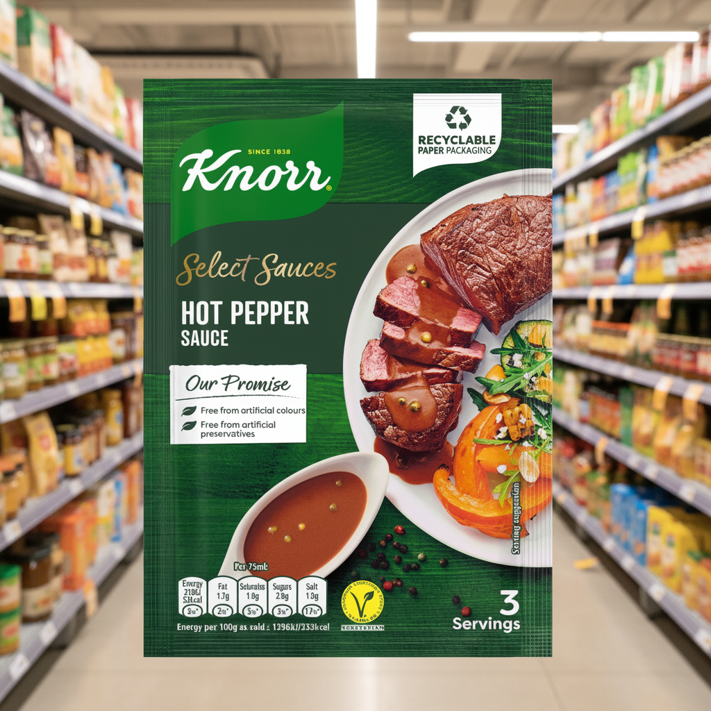 20 x Knorr Select Sauces Hot Pepper Sauce 27G