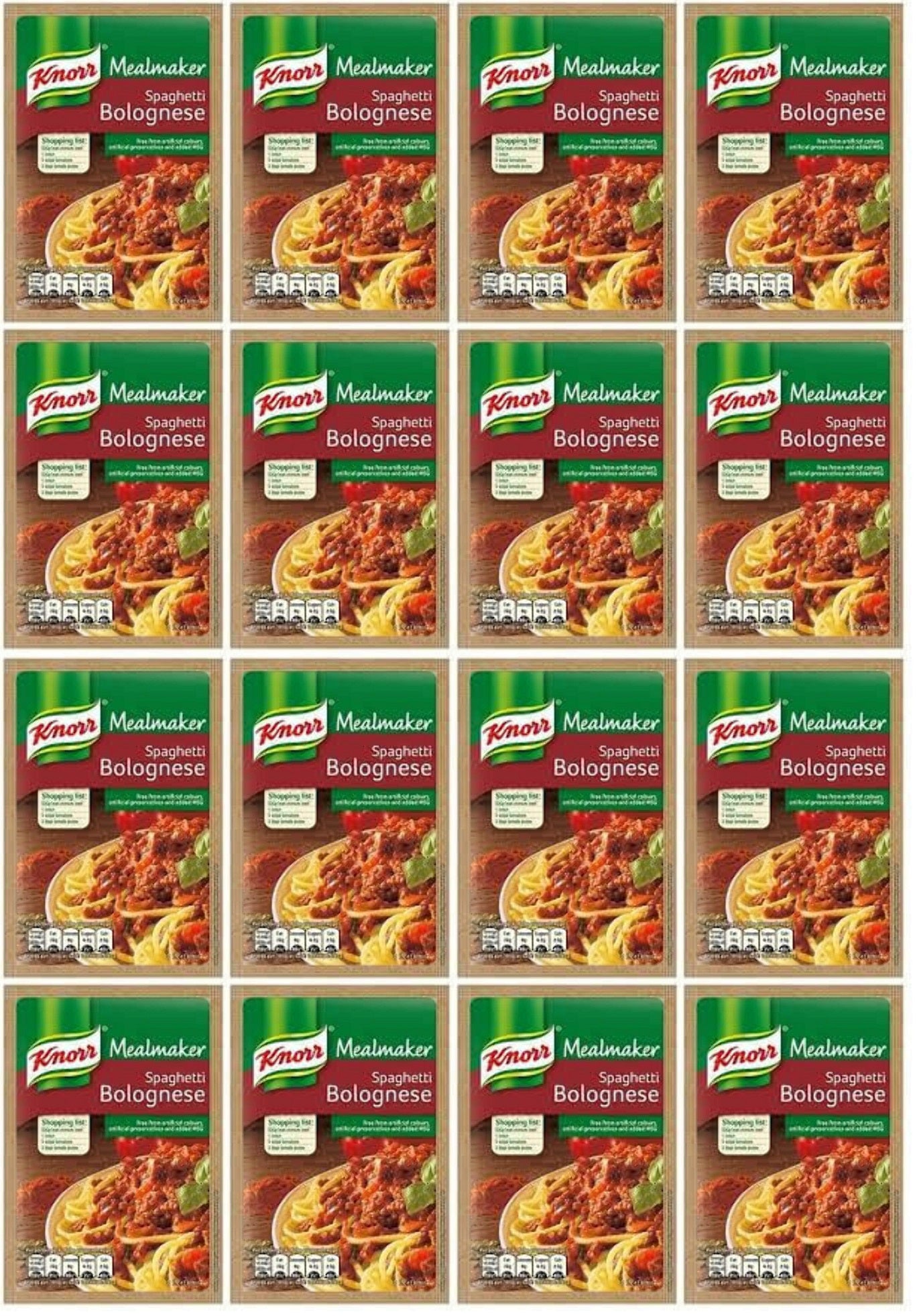 16 x Knorr Mealmaker Spaghetti Bolognese 47G