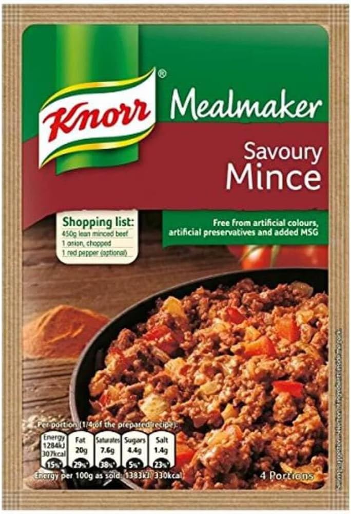 16 x Knorr Mealmaker Savoury Mince 46G