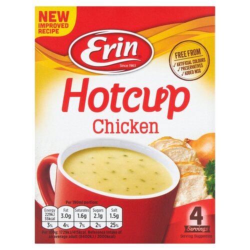 12 x Erin Hotcup Original Chicken 53G