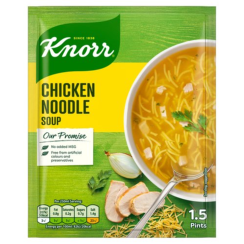 12 x Knorr Chicken Noodle Soup 1.5 Pints/48G