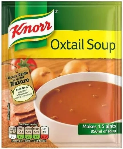 12 x Knorr Oxtail Soup 1.5 Pints/60G