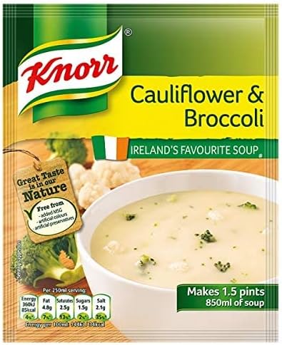 12 x Knorr Cauliflower & Broccoli Soup 1.5 Pints/67G