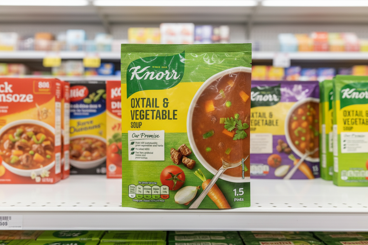 12 x Knorr Oxtail & Vegetable Soup 1.5 Pints/66G