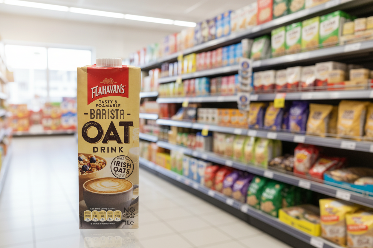 8 x Flahavan's Barista Oat Drink 1L