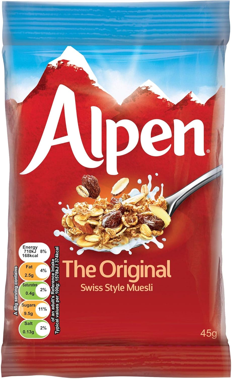 30 x Alpen The Original Swiss Style Muesli 30 X 45G