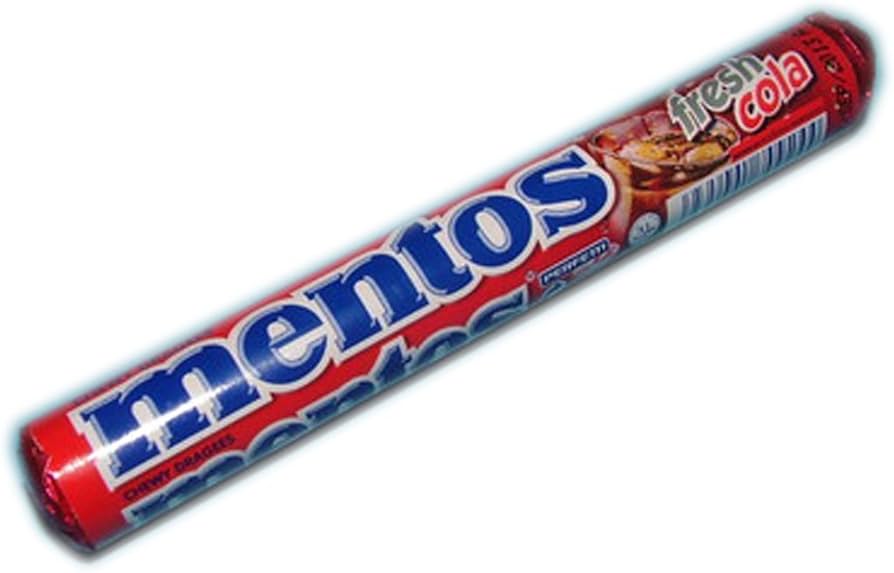 25 x Mentos Cola Chewy Dragees Rolls