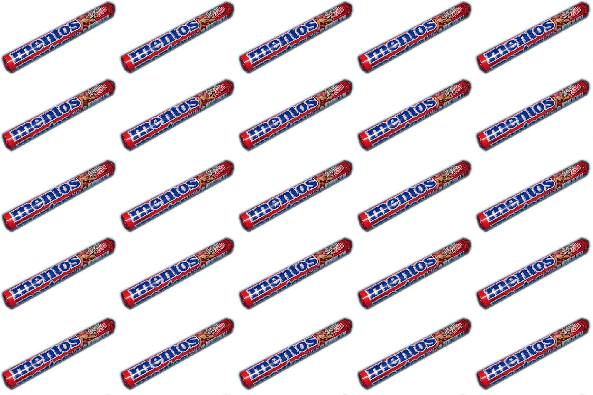 25 x Mentos Cola Chewy Dragees Rolls