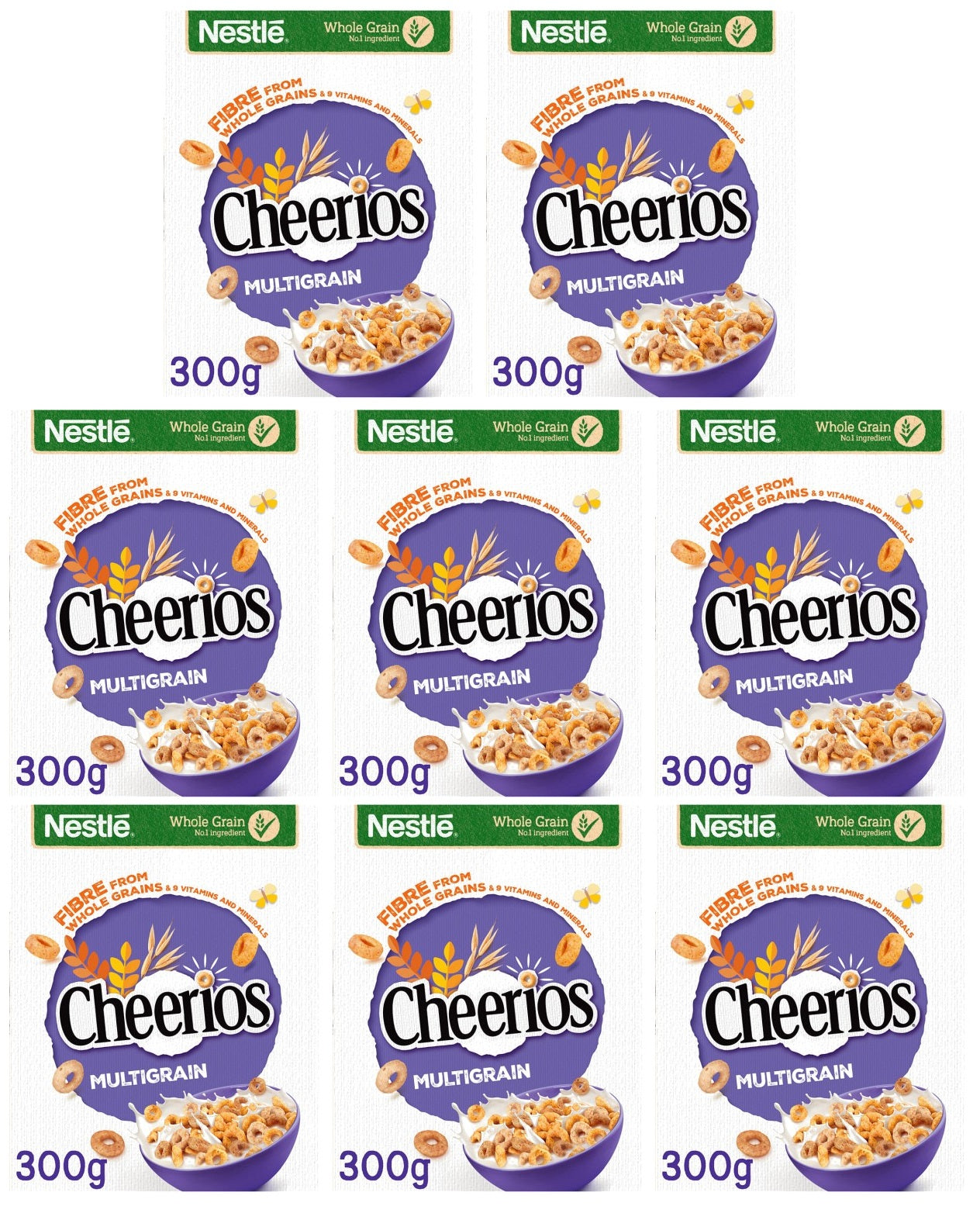 8 x Cheerios Multigrain 300G