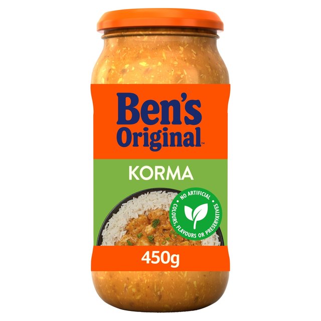 6 x Bens Original Korma Sauce 450G