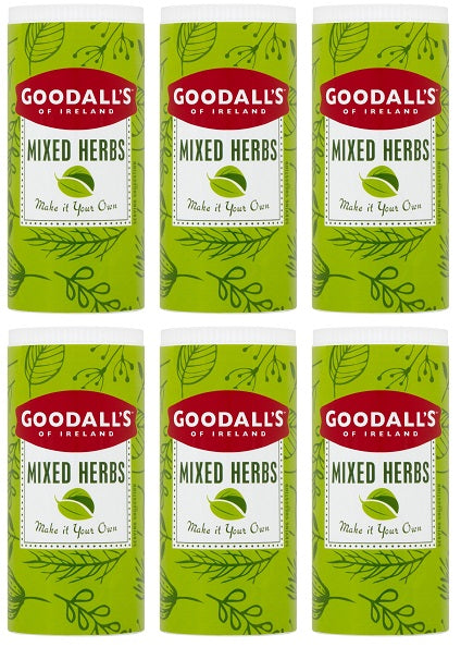 6 x Goodall's Of Ireland Mixed Herbs 30G