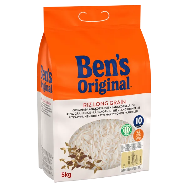 3 x Ben S® Long Grain Rice 5Kg