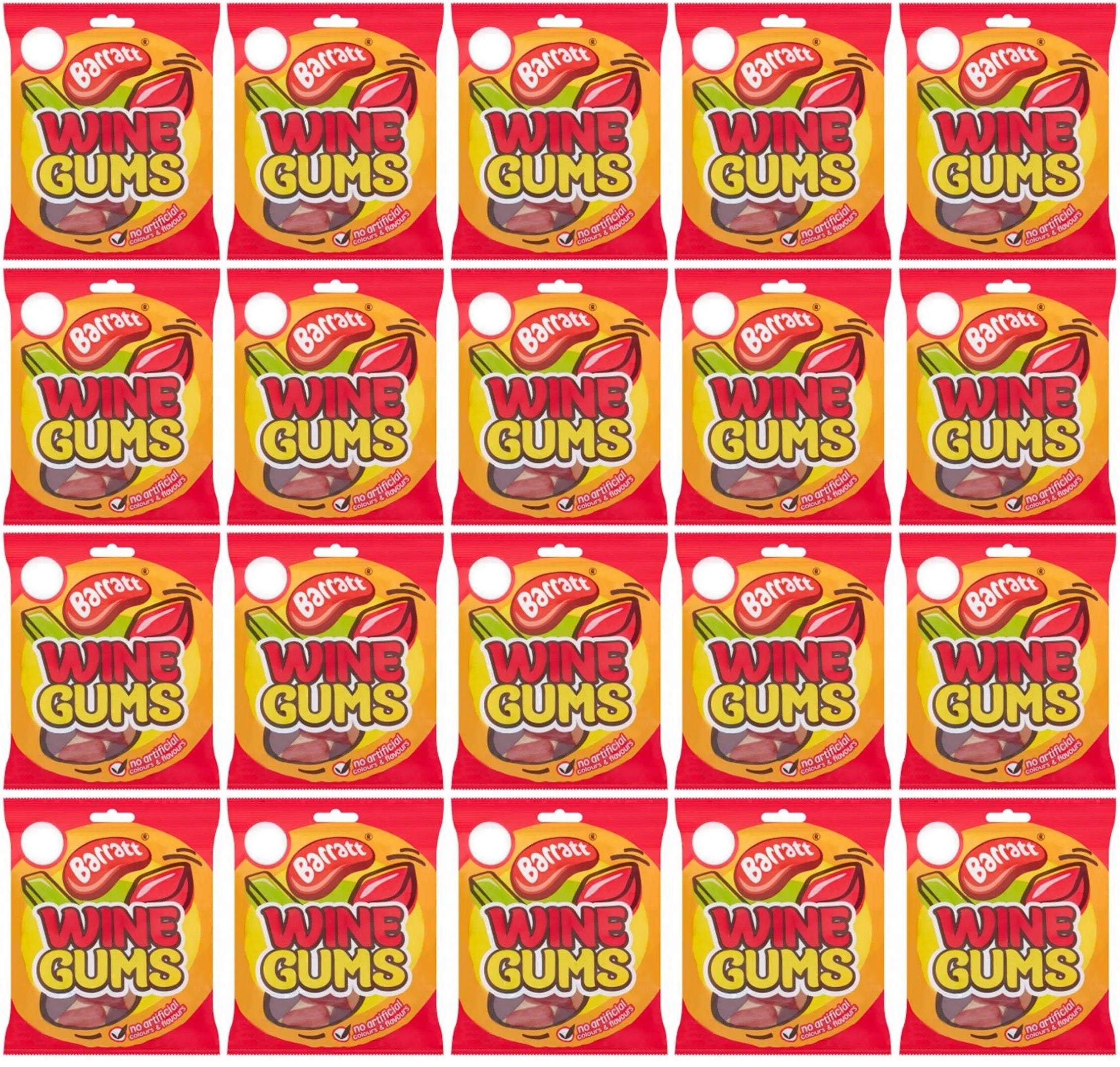 20 x Barratt Wine Gums 80G
