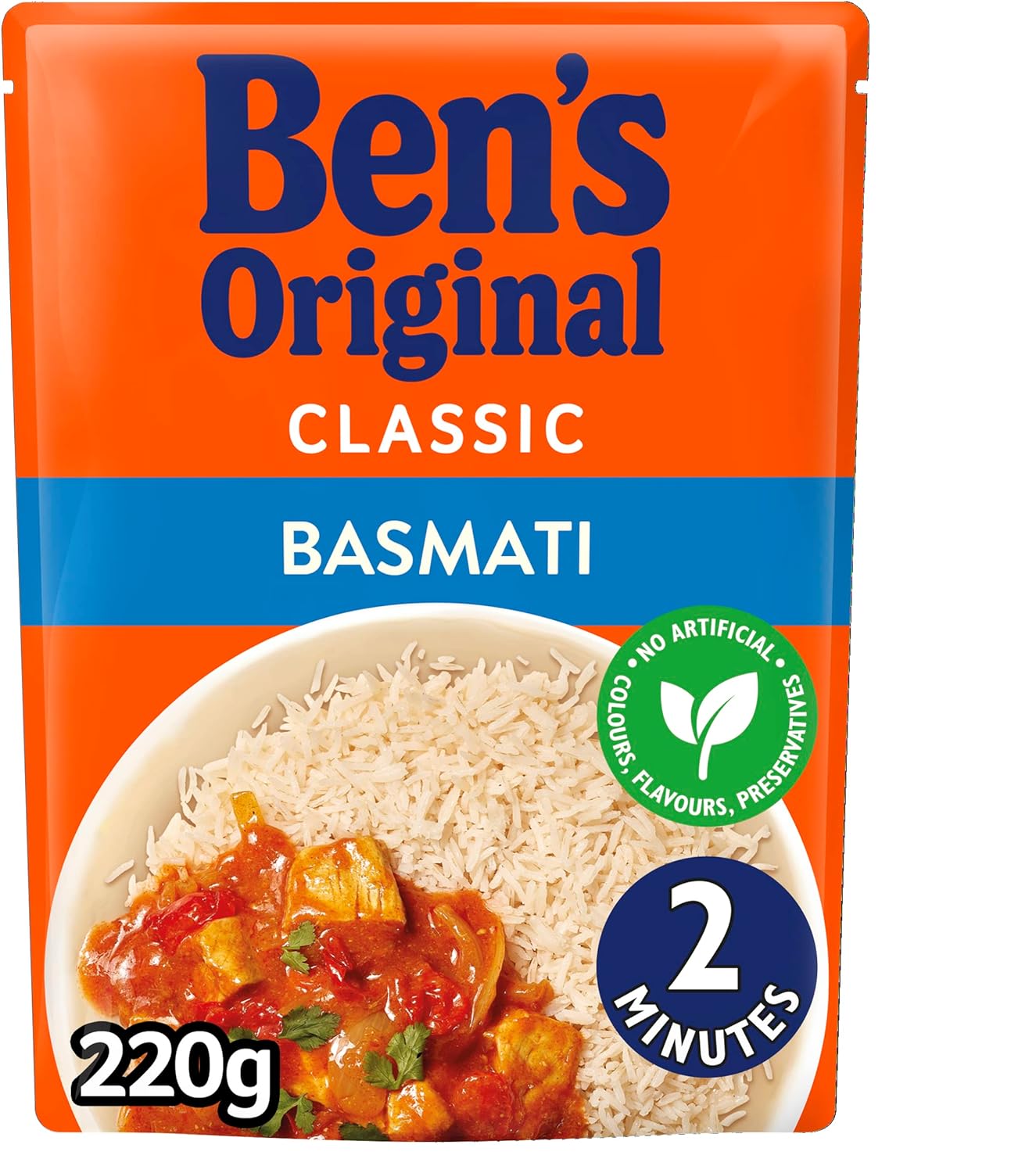 6 x Ben's Original Basmati Microwave Rice 220G