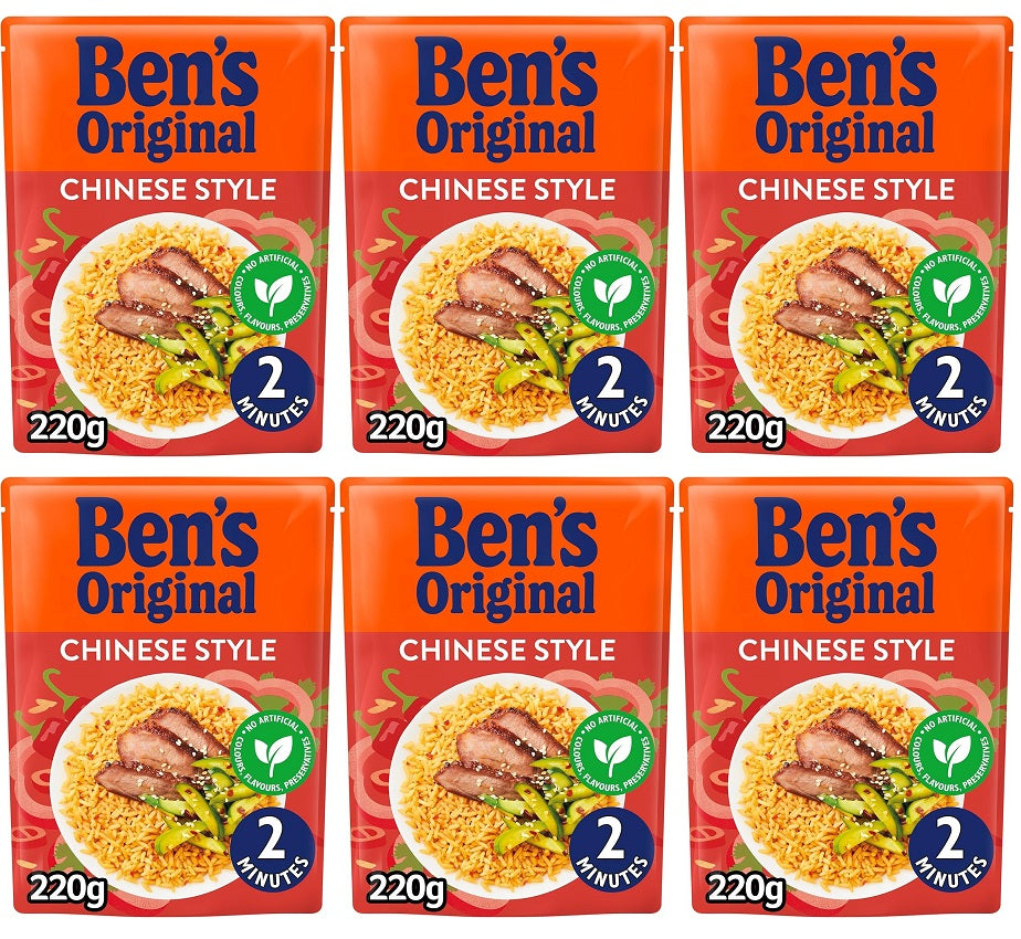 6 x Ben's Original Chinese Style 220G