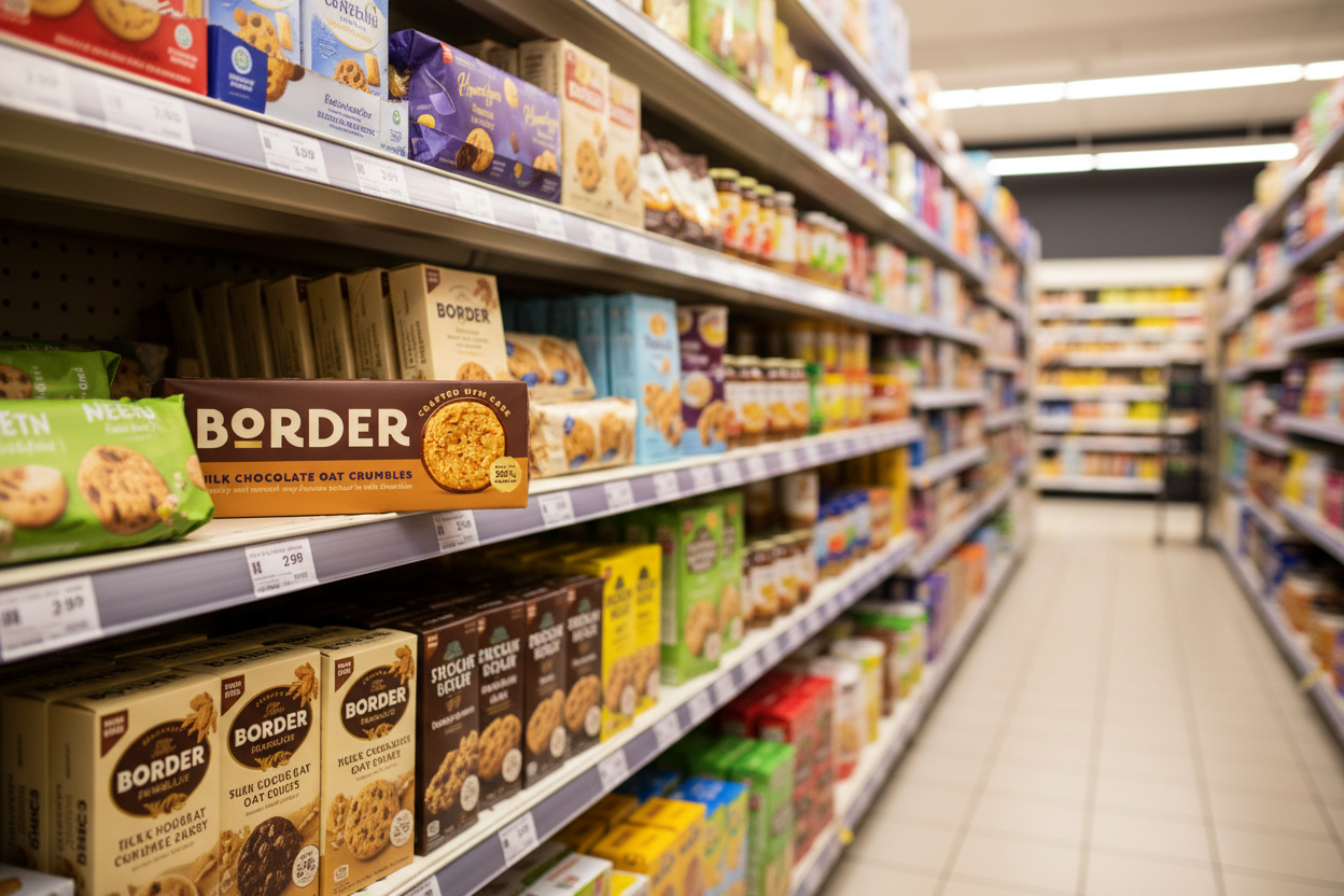 12 x Border Milk Chocolate Oat Crumbles 150G