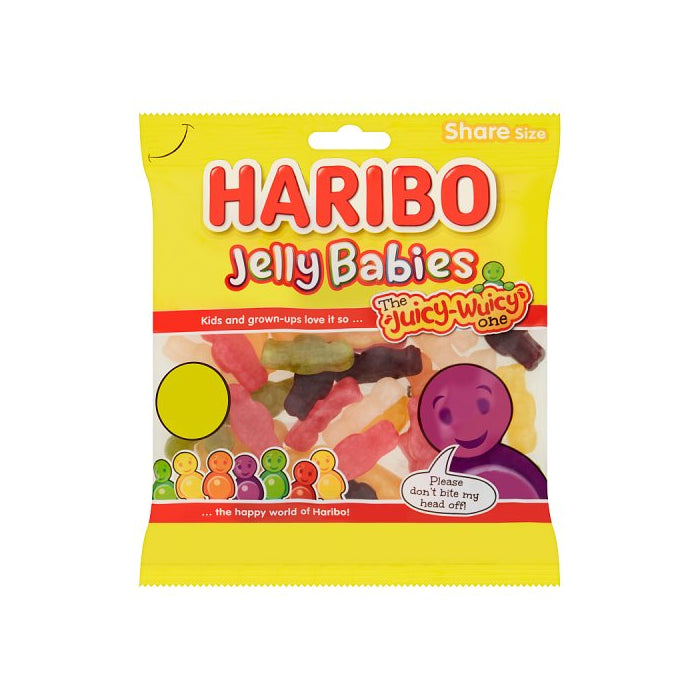 30 x Haribo Jelly Babies With Super Juicy Flavours 140G