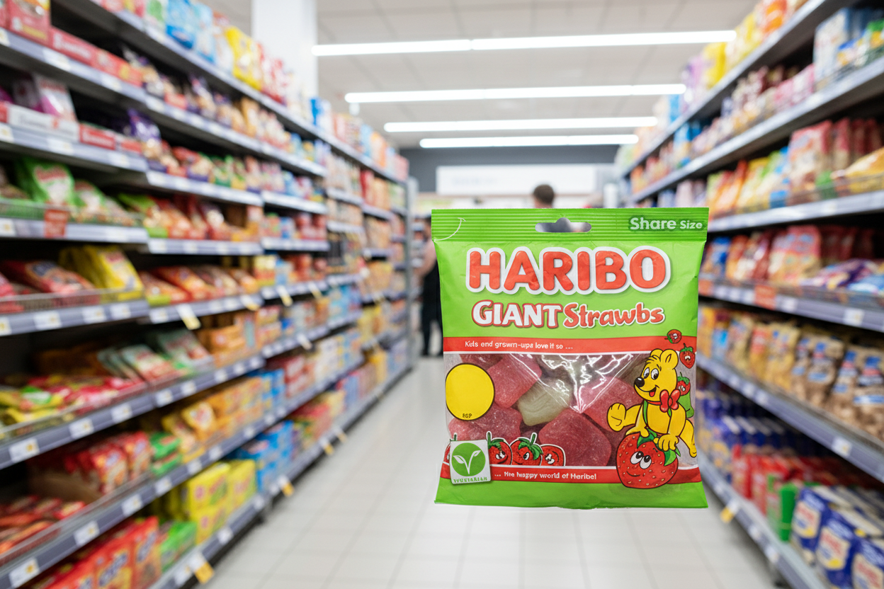 30 x Haribo Giant Strawbs 140G
