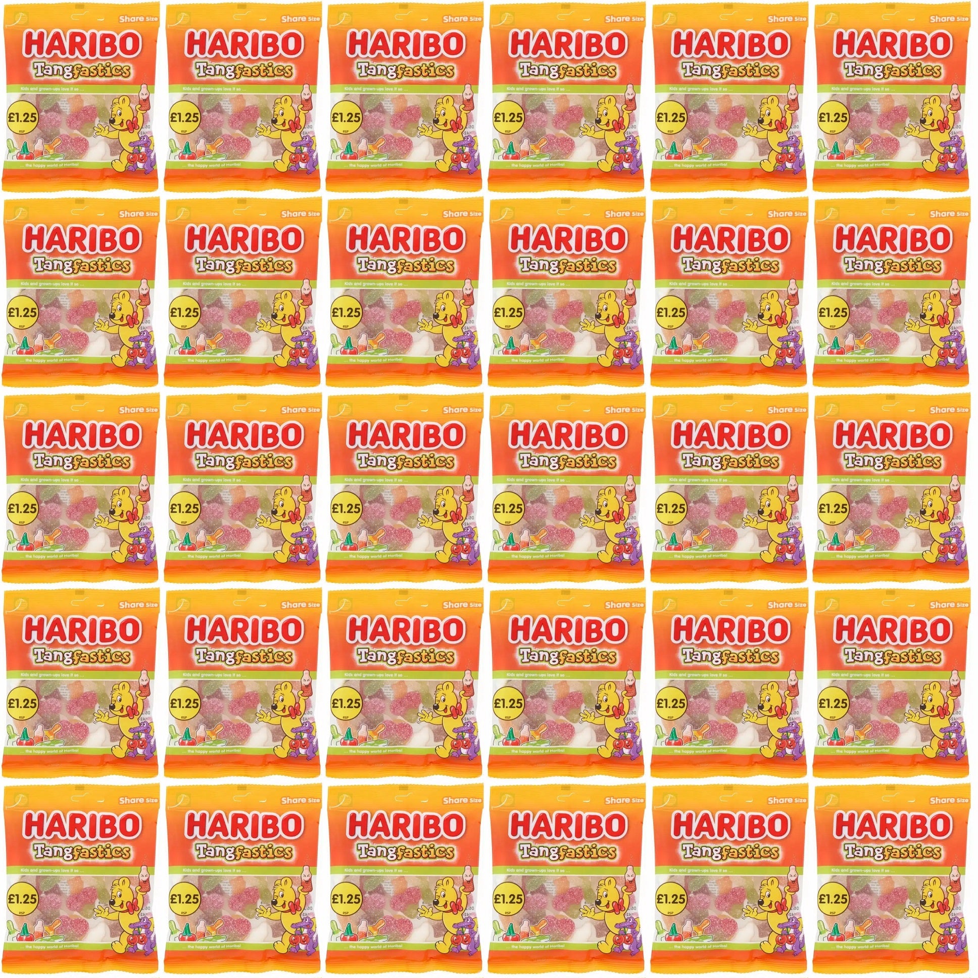 30 x Haribo Tangfastics 140G