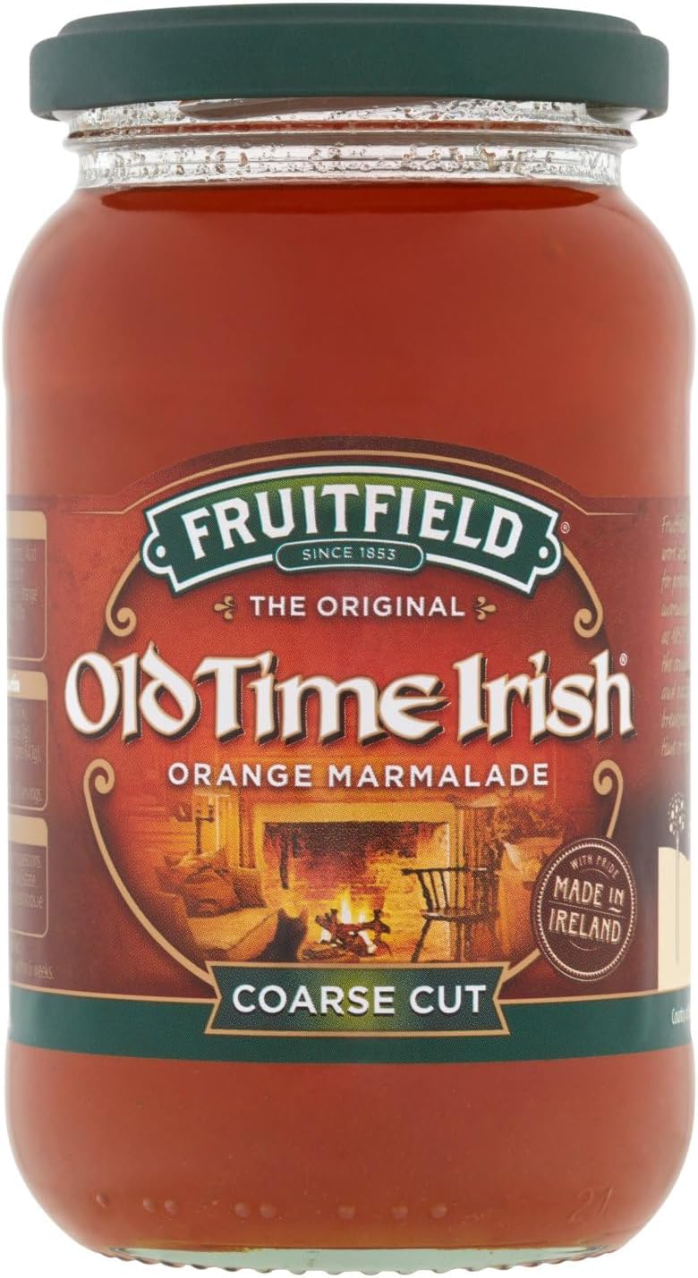 12 x Fruitfield Old Time Irish Coarse Cut Orange Marmalade 454G