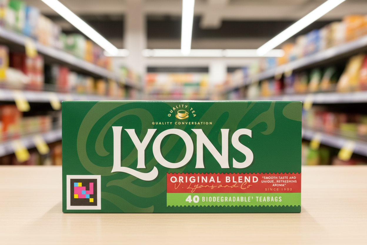 12 x Lyons Original Blend 40 Biodegradable Tea Bags 116G