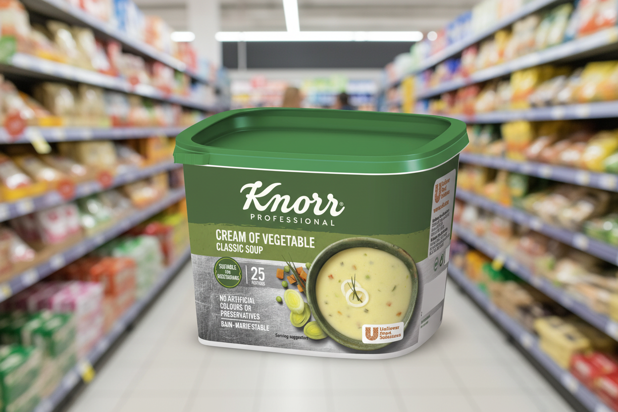 6 x Knorr Professional Classic Cream Of Veg Soup 25 Port