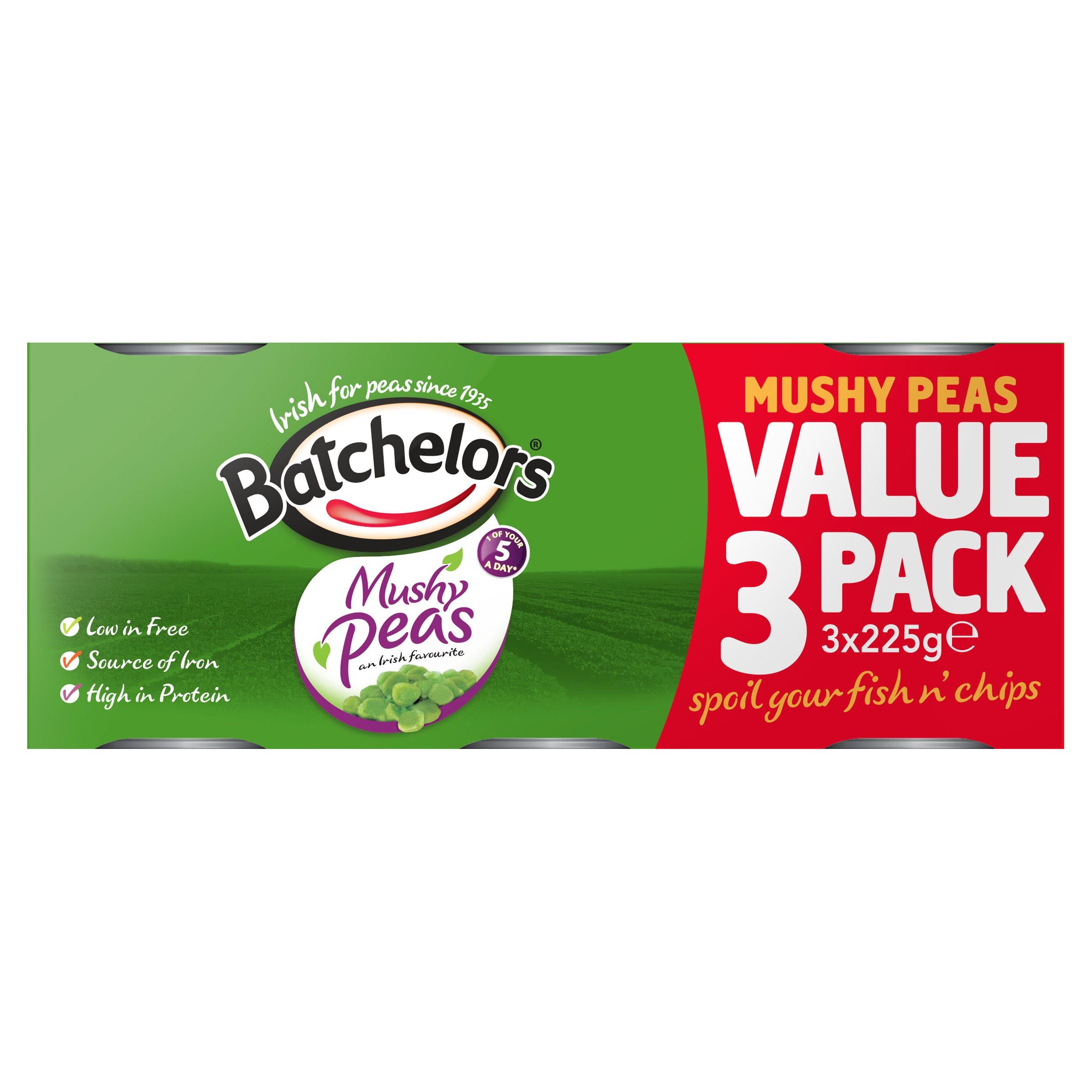 12 x Batchelors Mushy Peas 3 X 225G