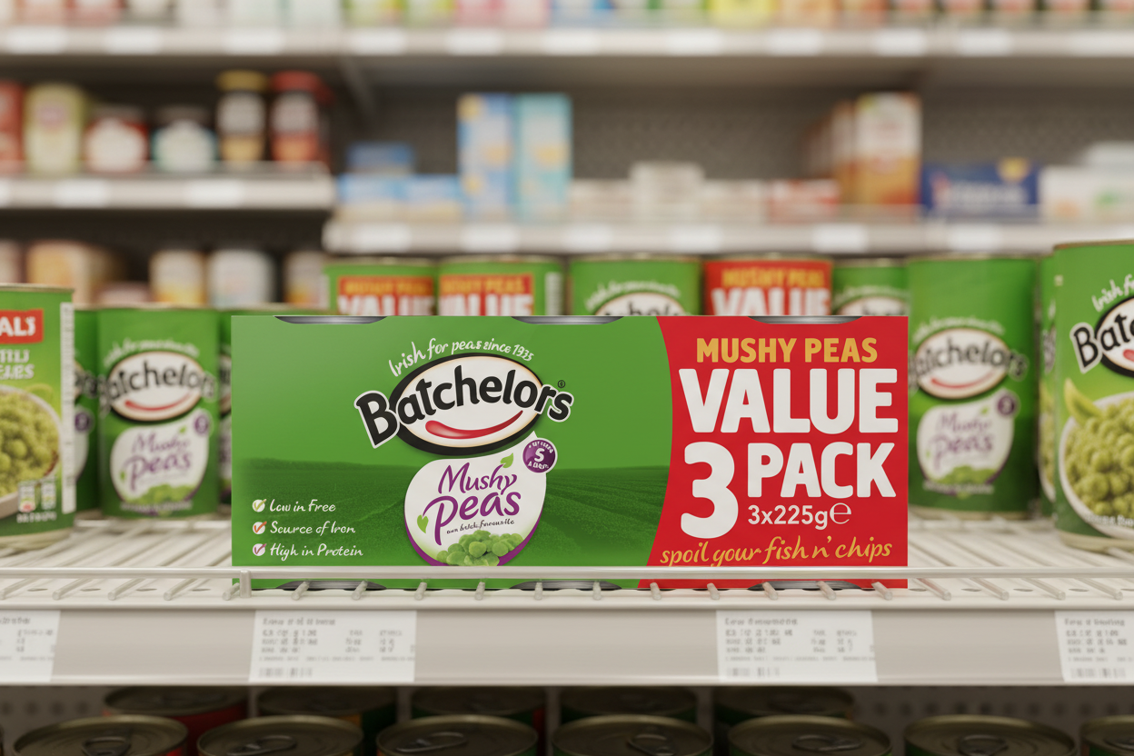 12 x Batchelors Mushy Peas 3 X 225G