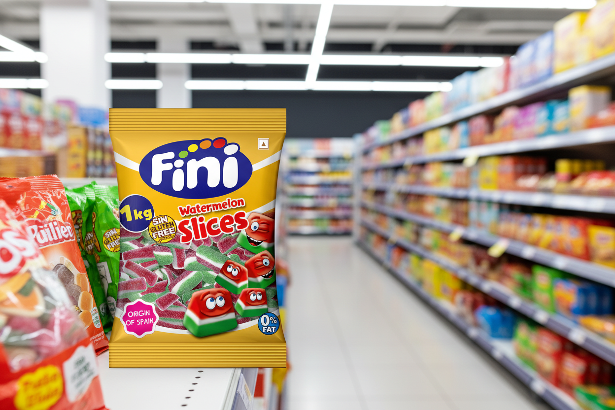 150 x Fini Sour Watermelon Slices 1Kg