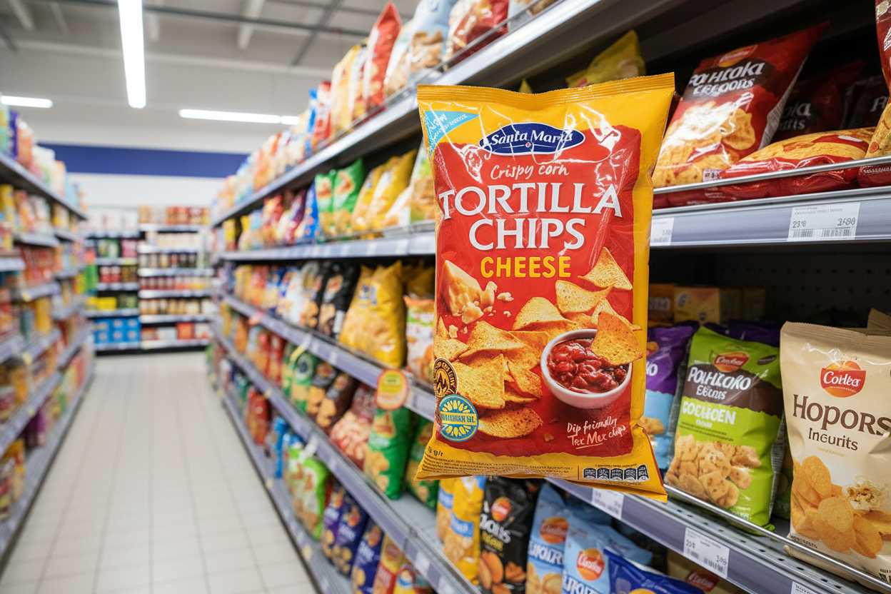 12 x Santa Maria Tortilla Salted Chips