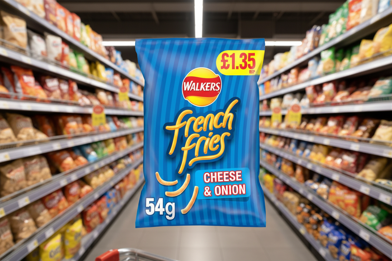 18 x Walkers French Fries Cheese & Onion - 54GM