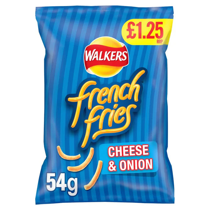 18 x Walkers French Fries Cheese & Onion - 54GM