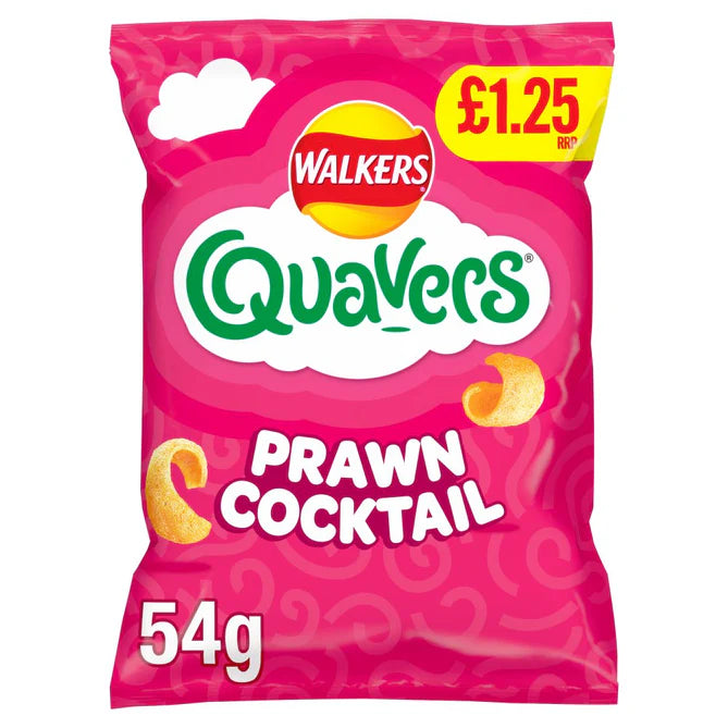 18 x Quavers Prawn Cocktail - 54GM