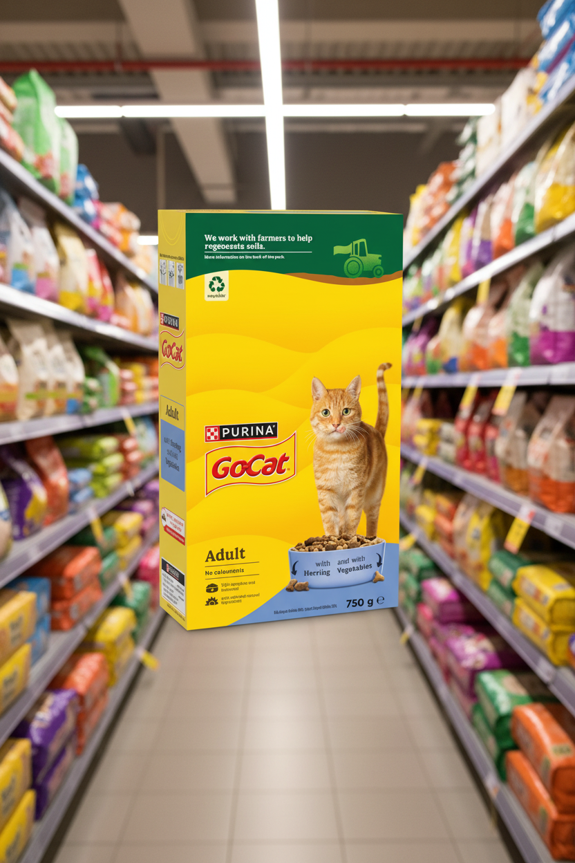 4 X Go Cat Herring & Vegetable - 2Kg