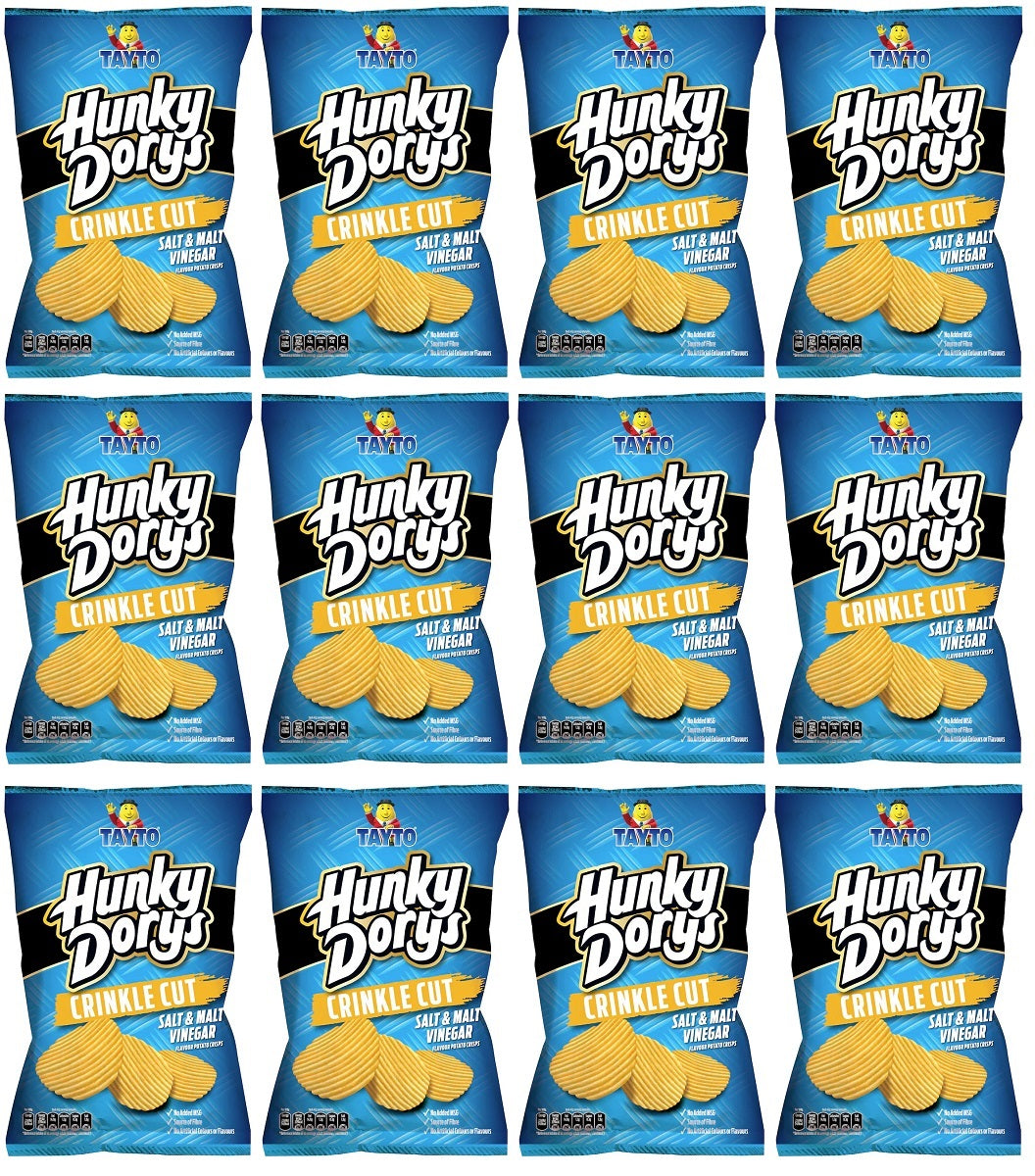 12 x Tayto Hunky Dory Salt & Vinegar 130G
