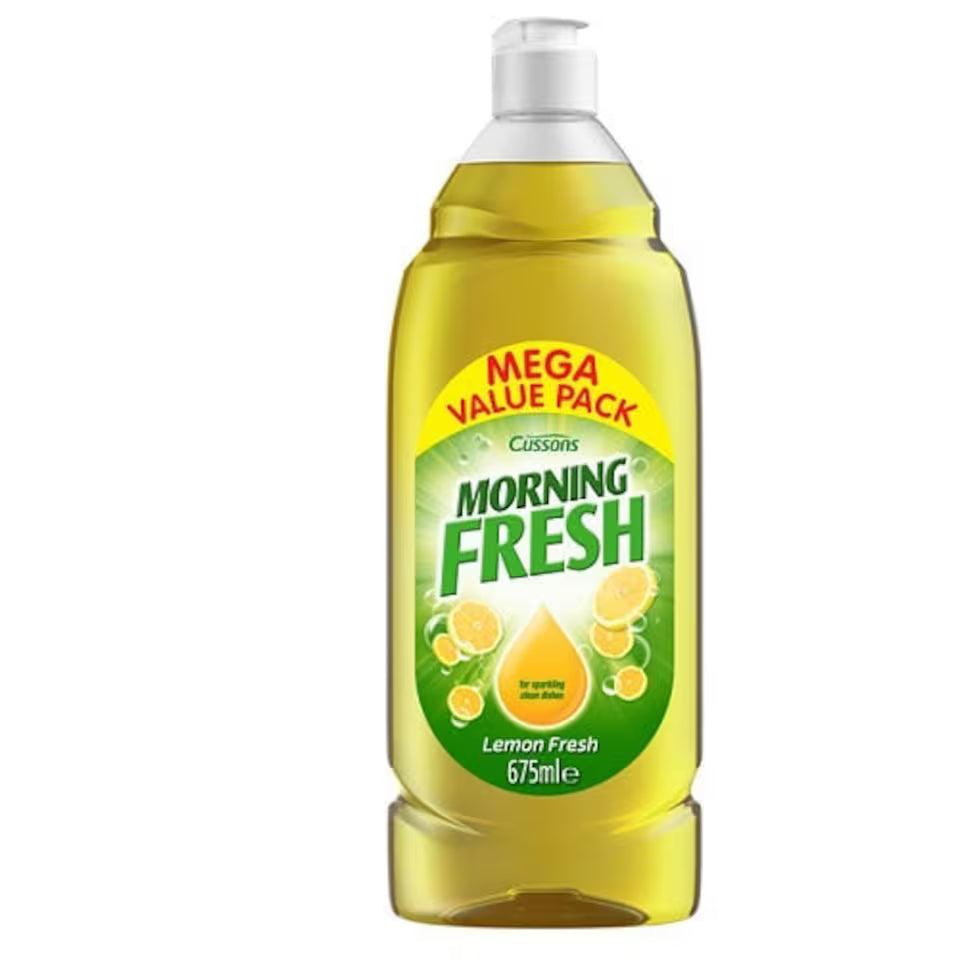 6 X Morning Fresh Wash Up Liquid Lemon - 675Ml
