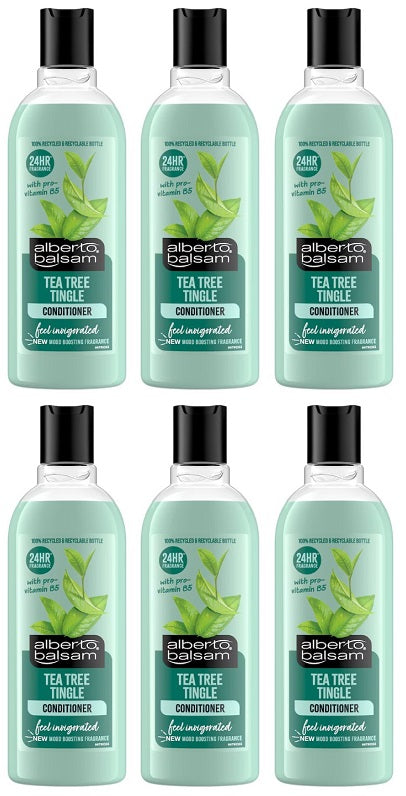 6 X Alberto Balsam Conditioner Tea Tree - 300Ml