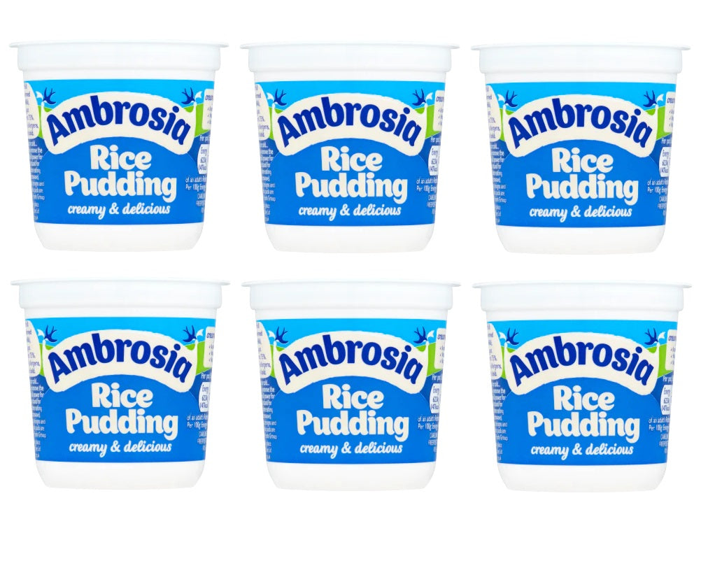 6 x Ambrosia Rice Pots 150G