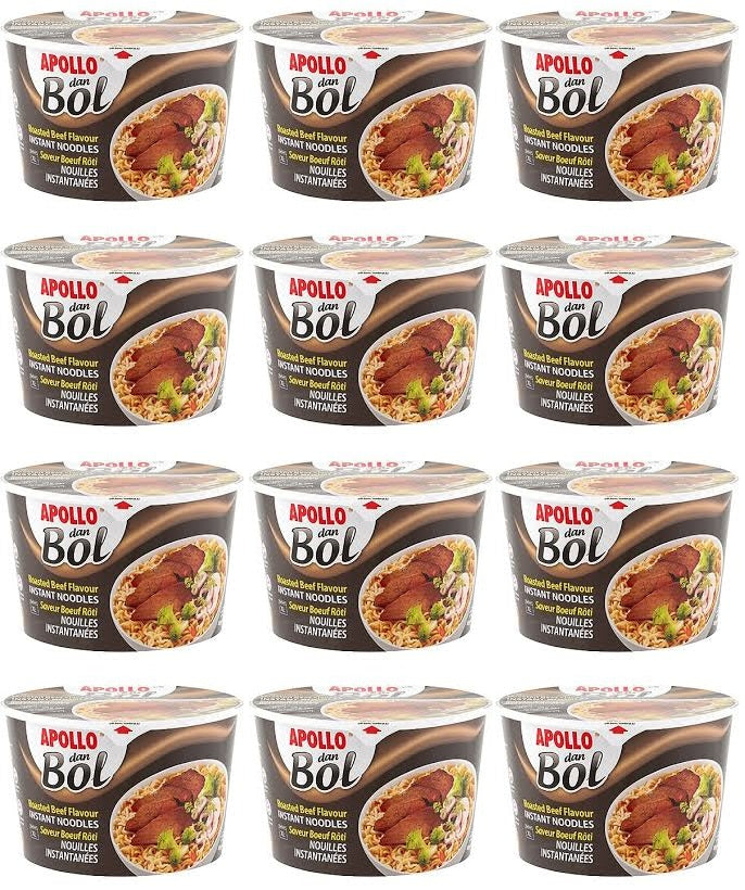 12 x Apollo Cup Noodles Beef - 85G