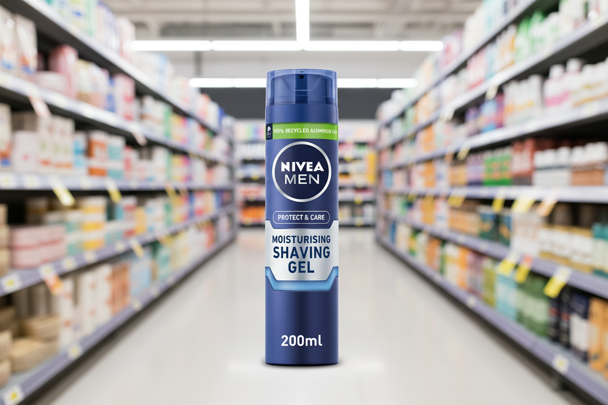 6 x Nivea Nivea Men Protect & Care Aloe Vera Shaving Gel  200Ml