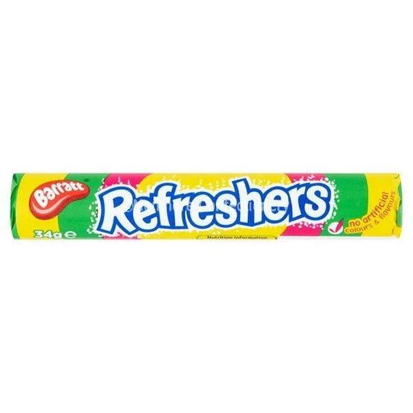 10 x Barratt Refreshers Rolls 34G