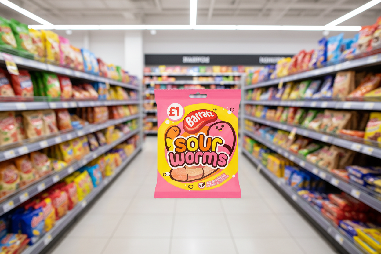 20 x Barratt Sour Worms 80G
