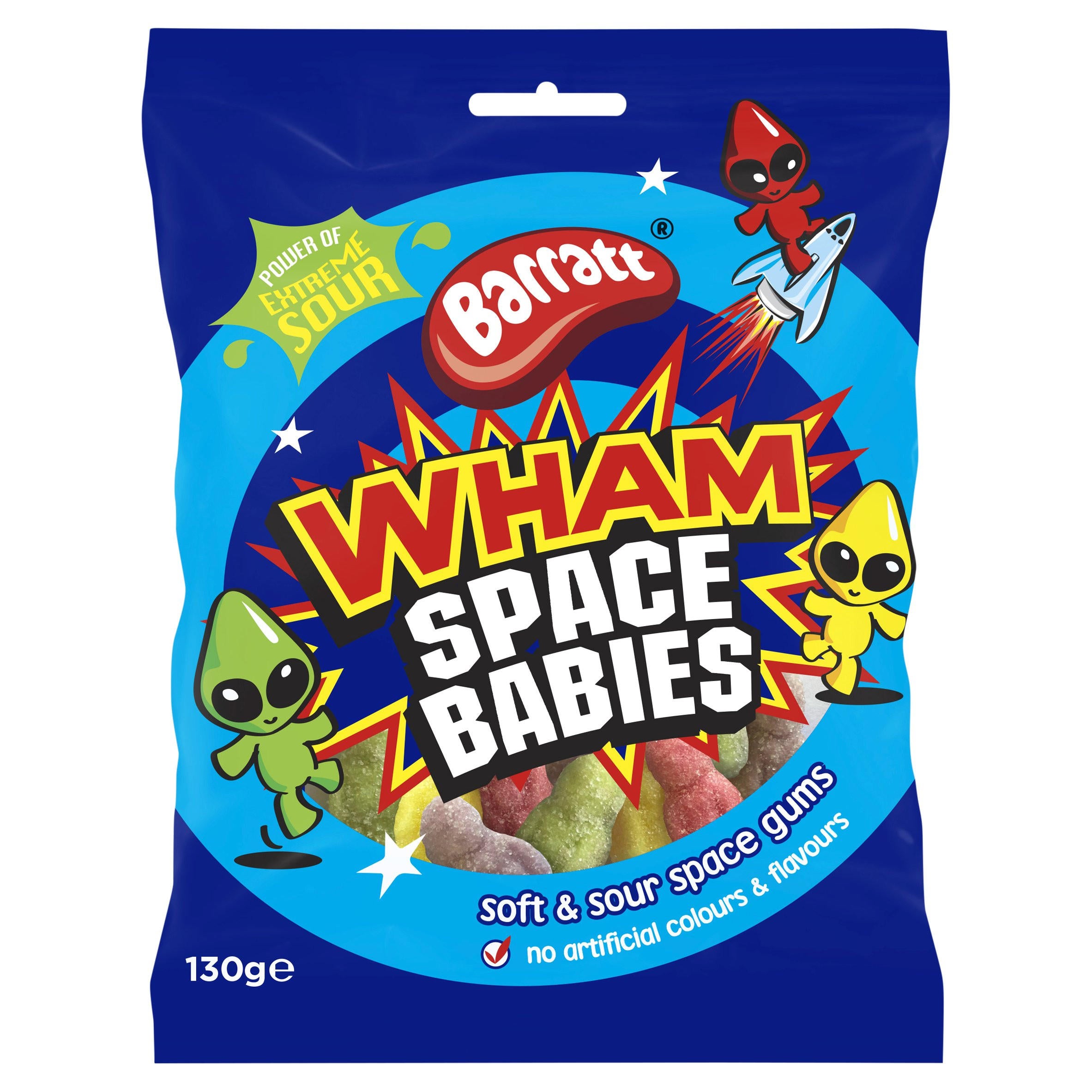 12 x Barratt Wham Space Babies - 130GM