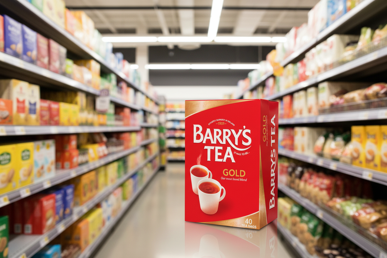 6 x Barry's Tea Gold 40 Tea Bags 125G