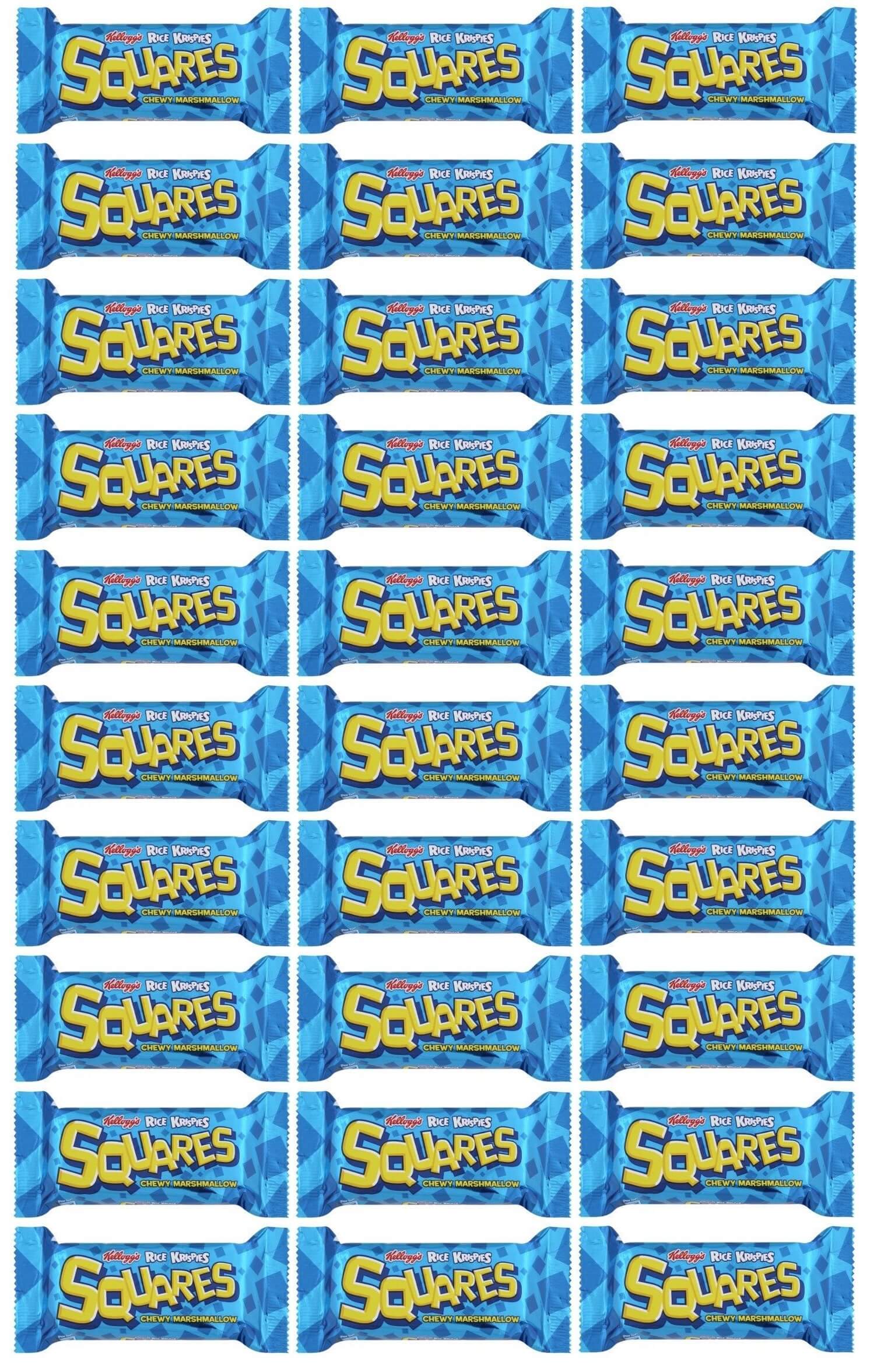 30 x Rice Krispies Squares Marshmallow 28Gm